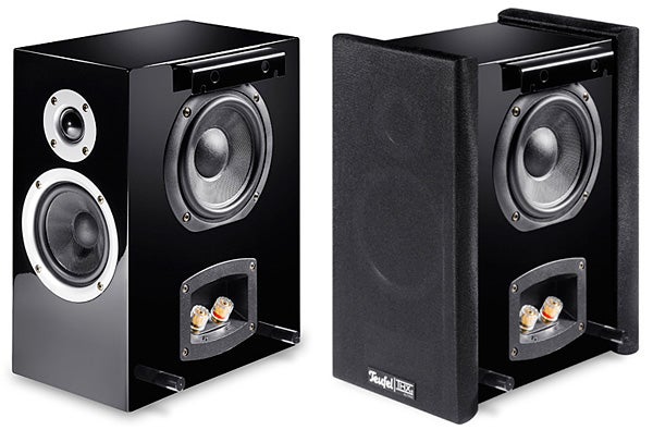 Teufel System 8 THX speakers front and back view.