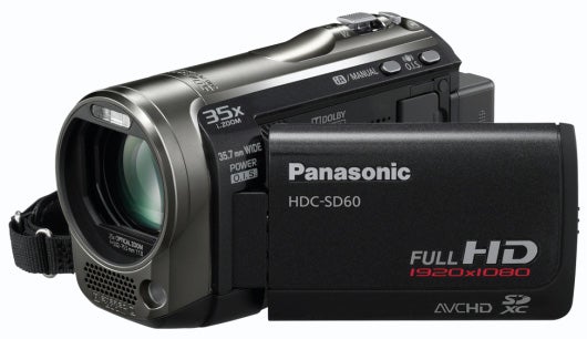 Panasonic HDC-SD60 front angle