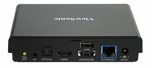 ViewSonic VMP74 media player rear connectivity ports