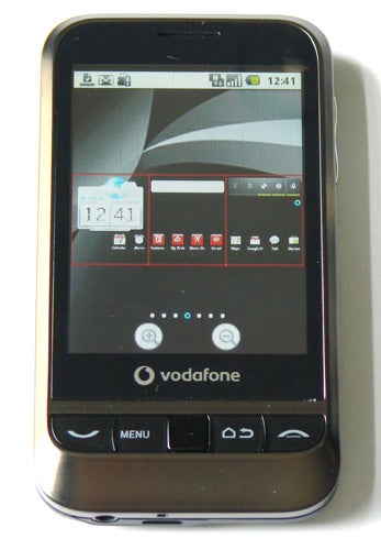 Vodafone 845 smartphone displaying home screen.