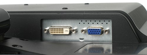 ViewSonic VX2250wm monitor ports including HDMI and VGA.