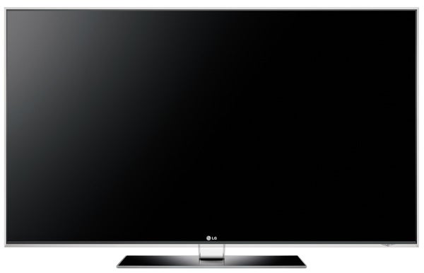 LG Infinia 55LX9900 LED TV with stand.