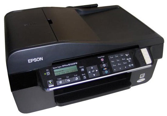 Epson Stylus Office BX320FW all-in-one printer.