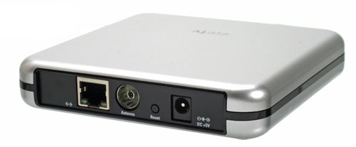 Elgato EyeTV NetStream DTT network interface and ports.