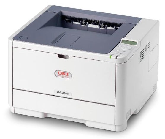OKI B431dn monochrome laser printer.