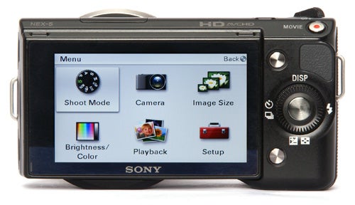 Sony NEX-5 back