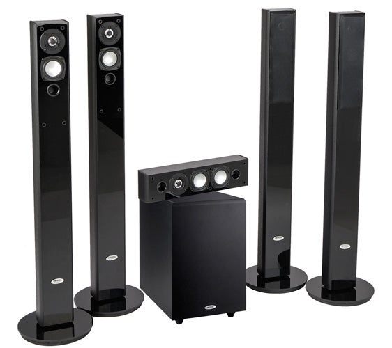 Crystal Acoustics BPT5-10BL 5.1 speaker system.