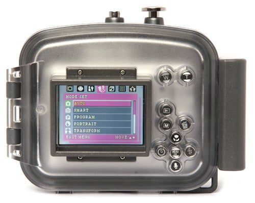 Epoque EHD-900 Ai underwater camera kit rear view.