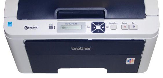 Brother HL-3040CN color printer front view