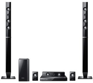 Samsung HT-C5530 home theater system with speakers and subwoofer.