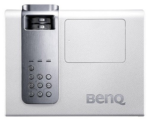 Top view of a BenQ W1000+ projector with control buttons.