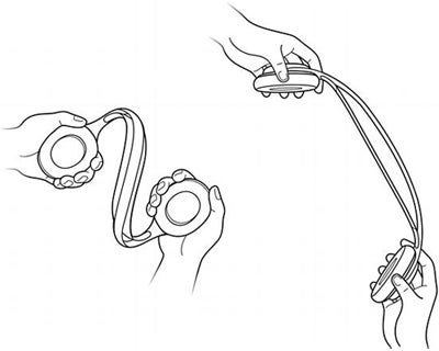 Illustration of Philips O'Neill The Stretch Headphones being stretched