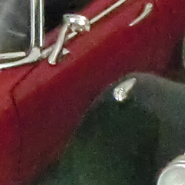 Close-up of a camera component.