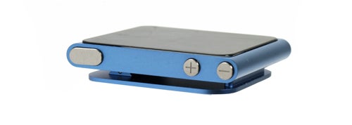 iPod nano 6th Gen, blue, on white background