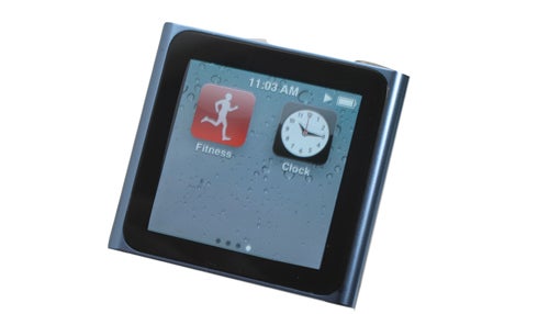 iPod Nano 6th Generation on a reflective surface