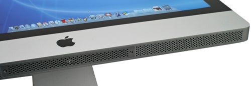 Close-up of Apple iMac 21.5-inch 2010 model.