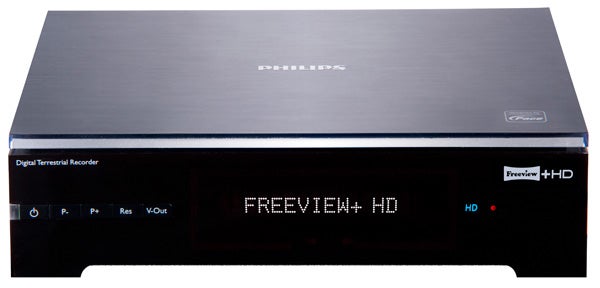 Philips HDT8520 Digital Terrestrial Recorder with Freeview HD logo.