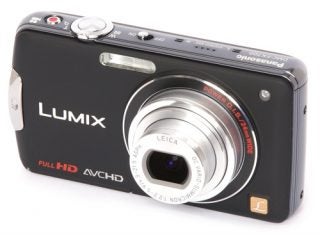 Panasonic Lumix DMC-FX700 digital camera on white background.