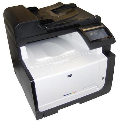 HP LaserJet Pro CM1415fn color multifunction printer.