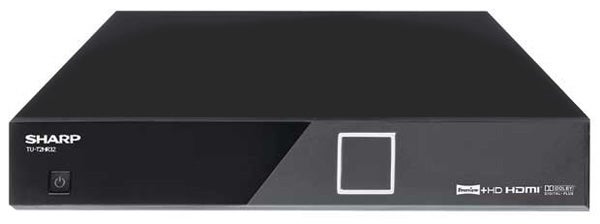 Sharp TU-T2HR32 Freeview HD Recorder box front view.