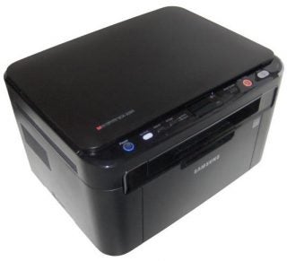 Samsung SCX-3205 monochrome multifunction laser printer.