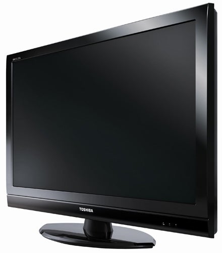 Toshiba Regza 37RV753B LCD television on a stand.
