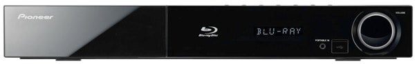 Pioneer BCS-303 Blu-ray player front view.