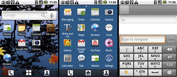 Samsung Galaxy Europa UI