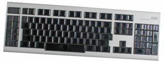 Art Lebedev Optimus Maximus keyboard with customizable OLED keys.