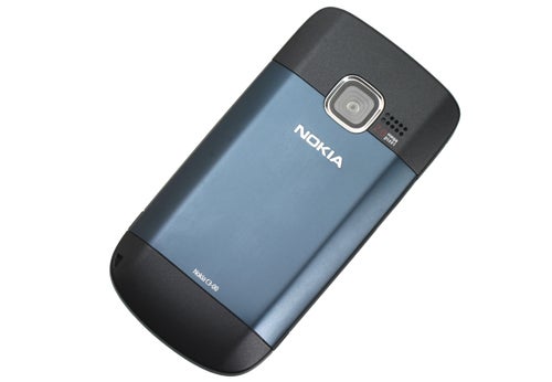 Nokia C3 smartphone with camera on back cover.