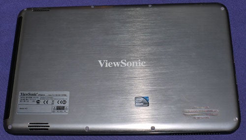 Back cover of a ViewSonic ViewPad 10 tablet.
