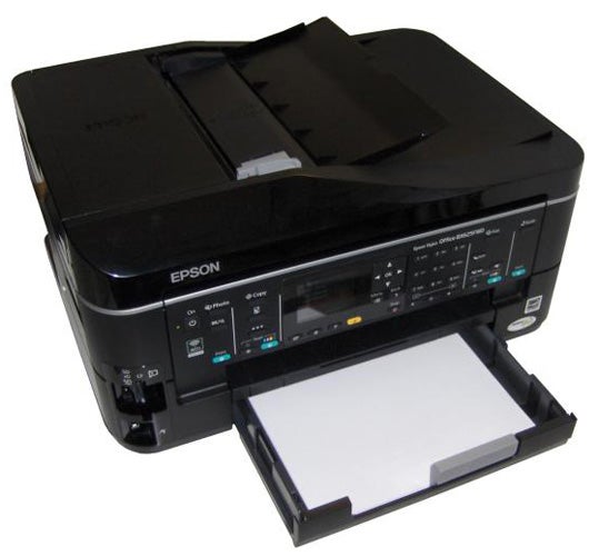 Epson Stylus Office BX625FWD printer with paper tray extended