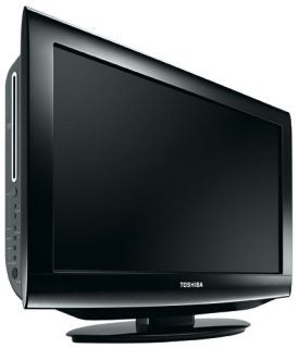 Toshiba 22DV713B LCD TV with built-in DVD player.
