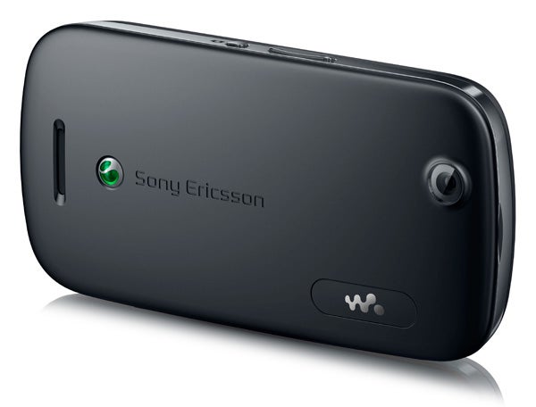 Sony Ericsson Zylo W20i phone rear view with camera and logo.