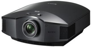 Sony VPL-HW20 projector on white background.