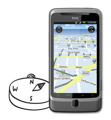 HTC Desire Z GPS