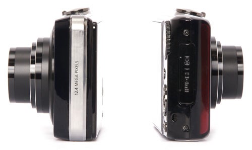 Samsung PL150 camera from front and back views.