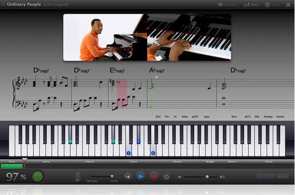 Screenshot of Apple iLife '11 music editing software interface.