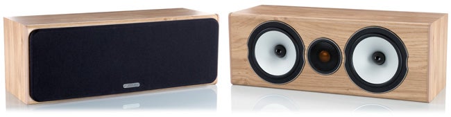 Monitor Audio Bronze BX2 speakers with and without grille