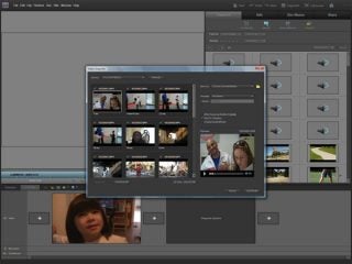 Screenshot of Adobe Premiere Elements 9 video editing interface.