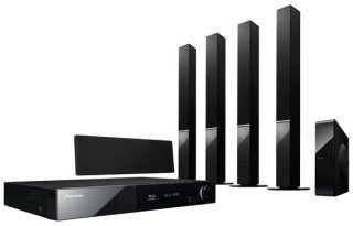 Pioneer BCS-707 home cinema system with speakers and player.