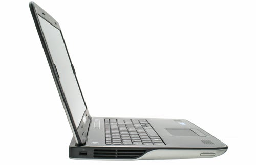 Dell XPS 17 L701X laptop side view on a white background.