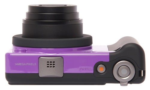 Pentax Optio RZ10 digital camera in purple