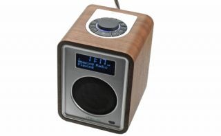 Vita Audio R1 MkII radio with digital display on a white background.