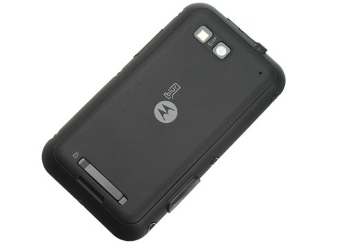 Motorola Defy smartphone on white background