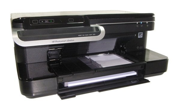 HP Photosmart eStation C510 Printer with paper tray extended.