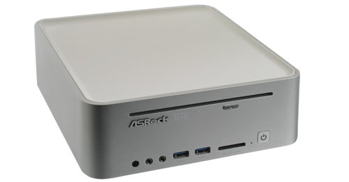 ASRock Vision 3D compact computer system on white background.