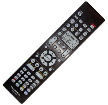 Marantz Melody Movie M-ER803 remote control on white background.