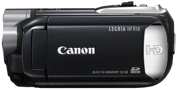 Canon Legria HF R18 camcorder with built-in 32GB memory