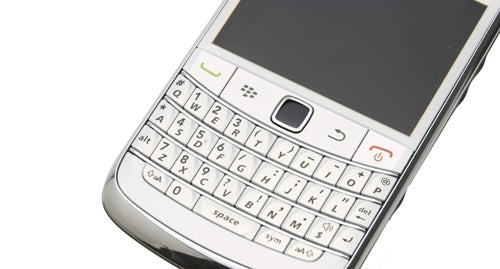 BlackBerry Bold 9780 smartphone on white background.